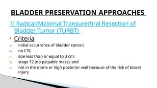 Utuc Presentation UTUC & MUSCLE INVASIVE BLADDER CA POWERPOINT PRESENTATION | PPTX