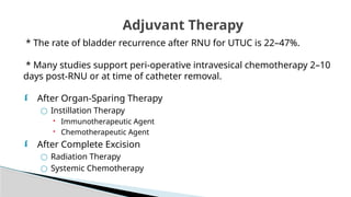 Utuc Ribbon UTUC & MUSCLE INVASIVE BLADDER CA POWERPOINT PRESENTATION | PPTX