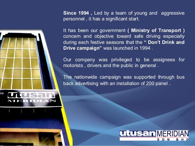 Utusan Meridian Presentation
