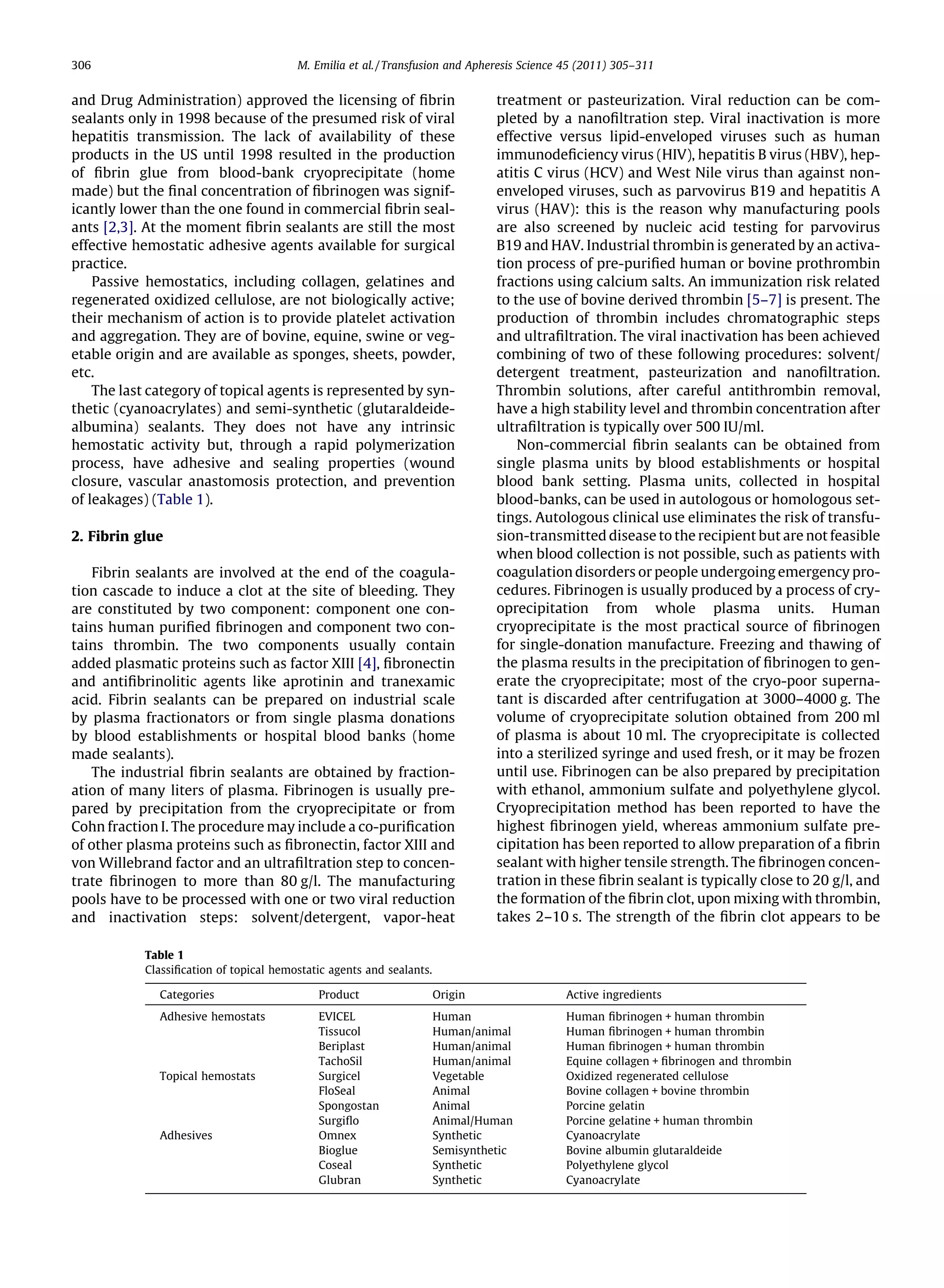 Topical hemostatic agents in surgical practice | PDF
