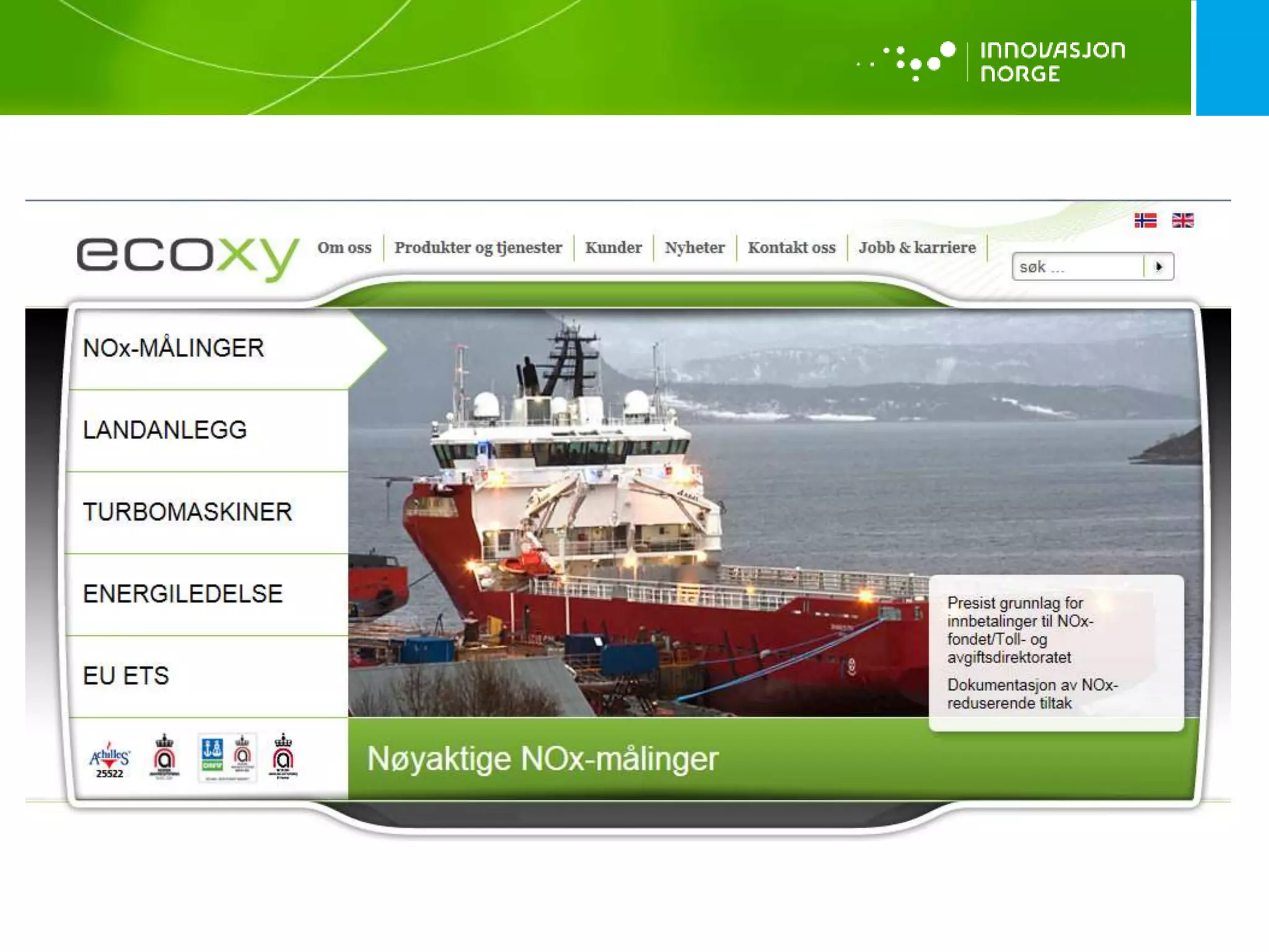 Måsøval Fiskeoppdrett AS og Stranda
Prolog AS
18 millioner i samlet
tilskudd
 