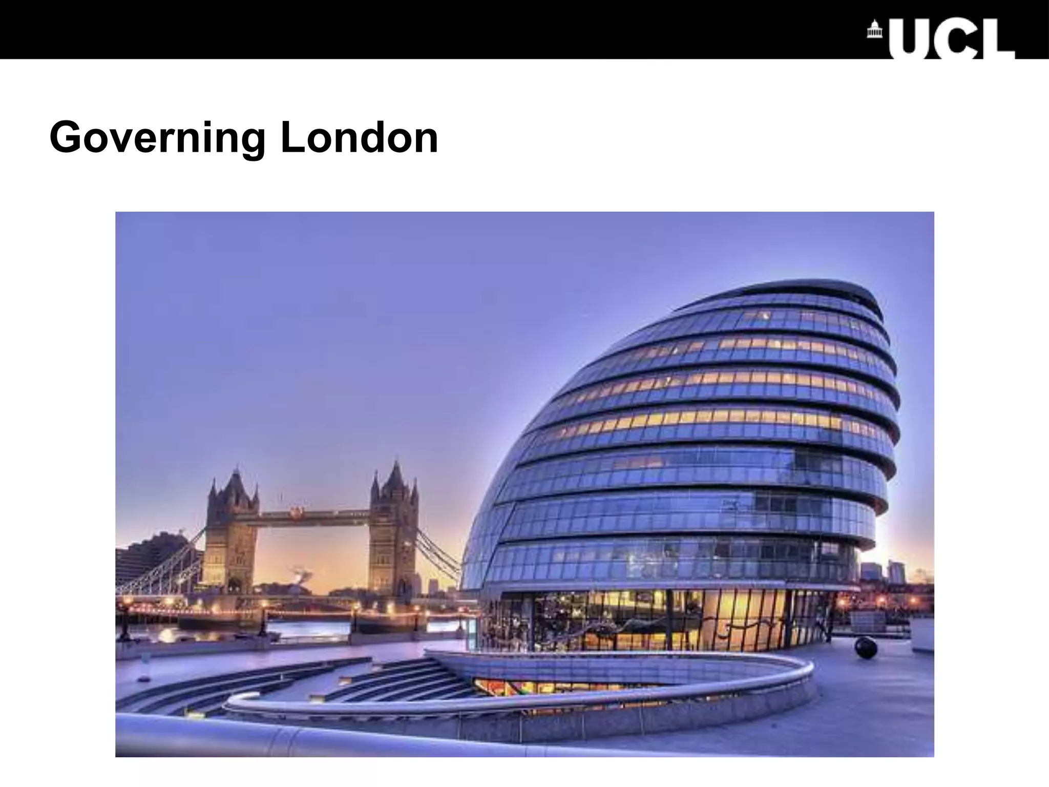 Governing London
 