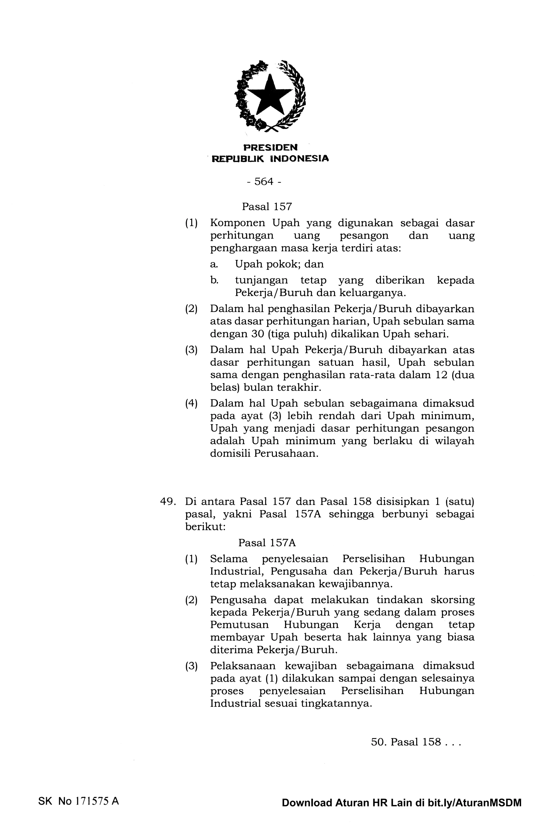UU 06 2023 Tentang Cipta Kerja Kluster Ketenagakerja…