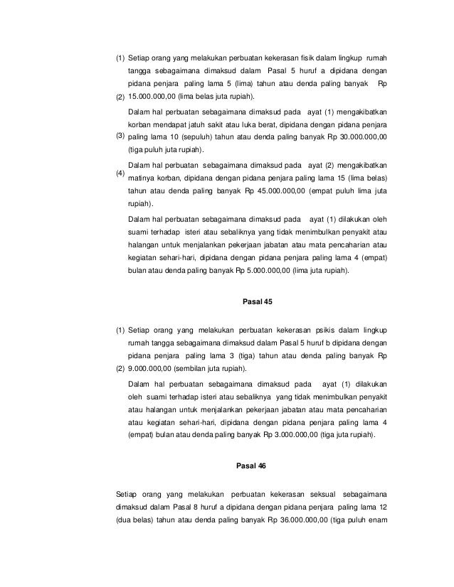 Contoh Surat Perjanjian Kekerasan Dalam Rumah Tangga