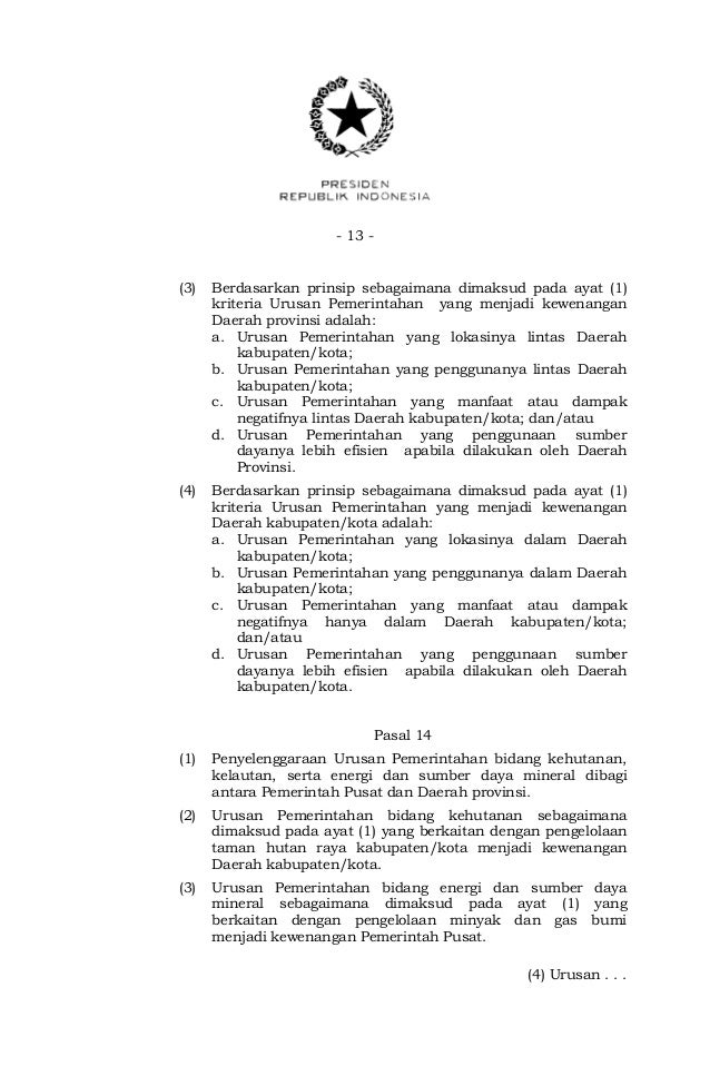 Undang Undang Nomor 23 Tahun 2014