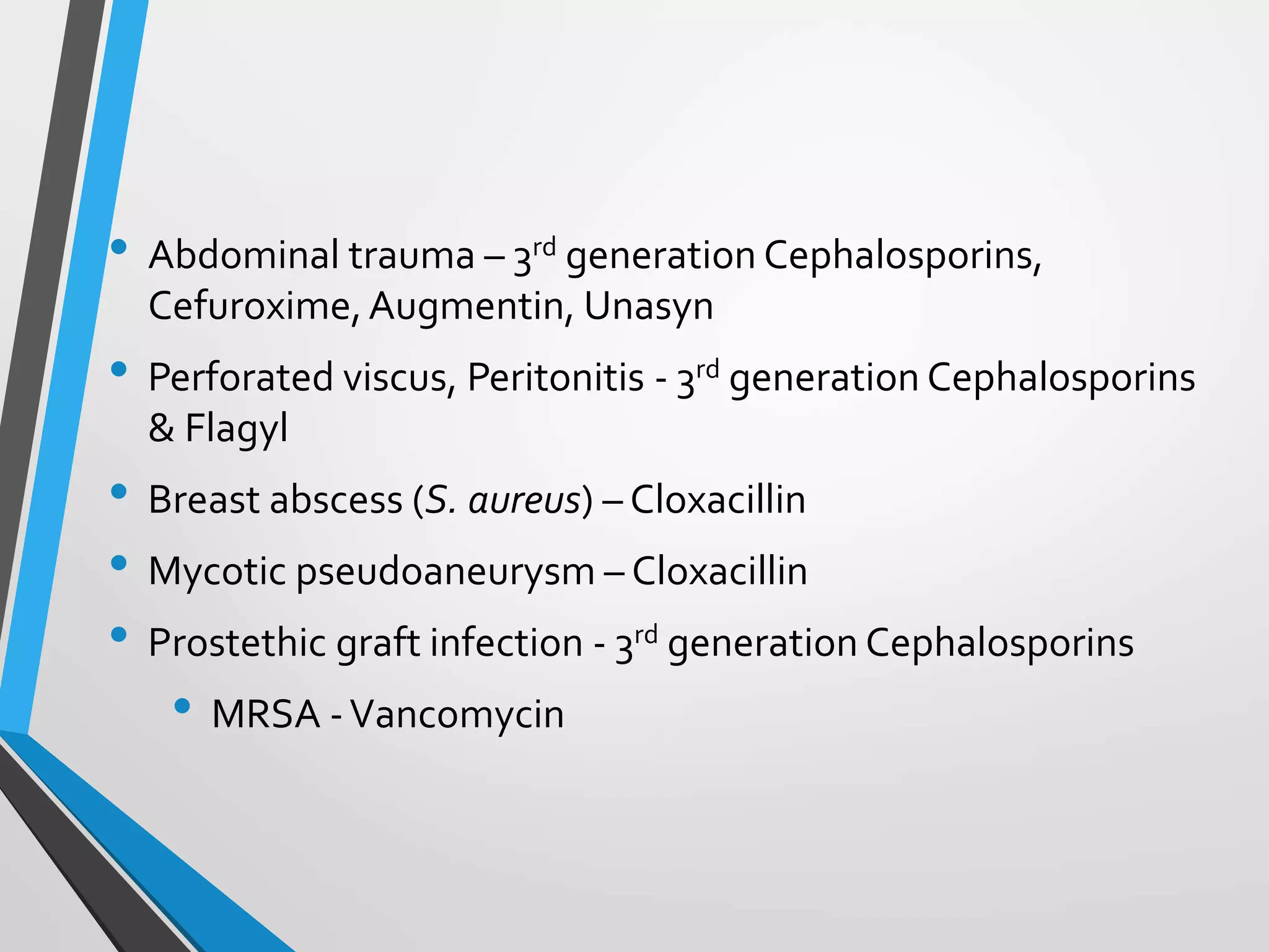 Antibiotics In Surgery | PPTX