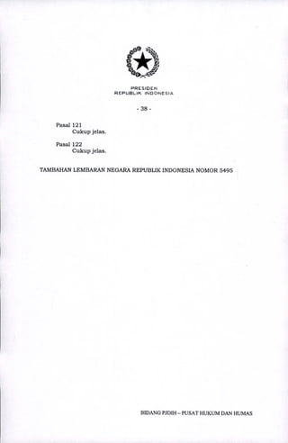 Undang-Undang Republik Indonesia