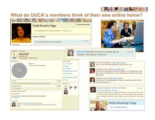 What do UUCA’a members think of their new online home?




                                                  5
 