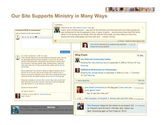 Our Site Supports Ministry in Many Ways
 