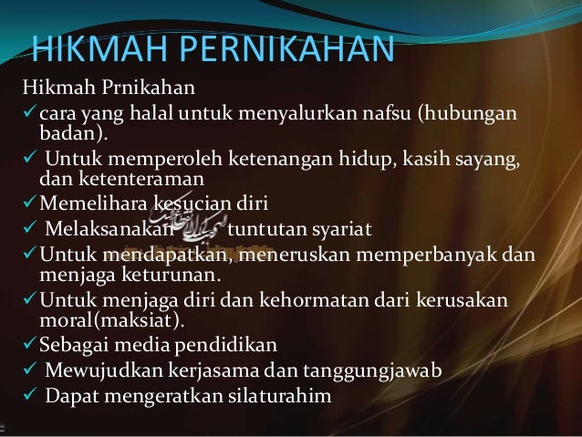 Uud pernikahan dan hikmah pernikahan Uud pernikahan dan hikmah pernikahan