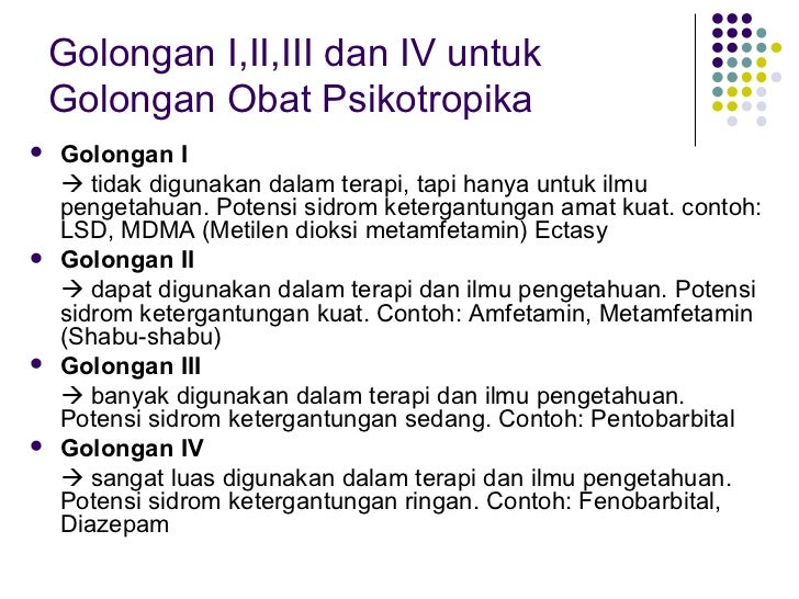 diazepam adalah psikotropika golongan