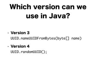 UUID | PDF