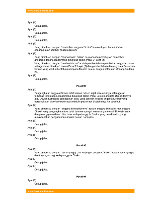 Uu no 40 tahun 2007 tentang perseroan terbatas pdf