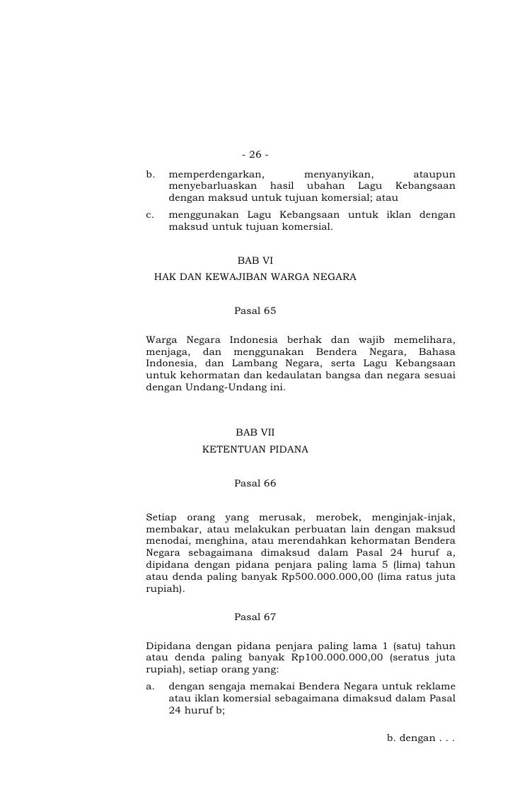 Uu No 24 Tahun 2009 Berbagi Informasi