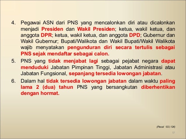 Uu nomor 5 tahun 2014 tentang asn