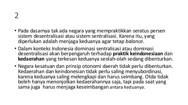 LAHIRNYA UU 23/2014 DITINJAU DARI PERSPEKTIF OTDA DAN 