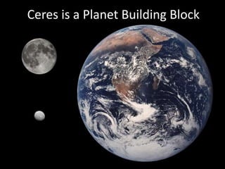 11
Ceres is a Planet Building Block
 