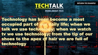PPT On Boom in Technology | PPTX