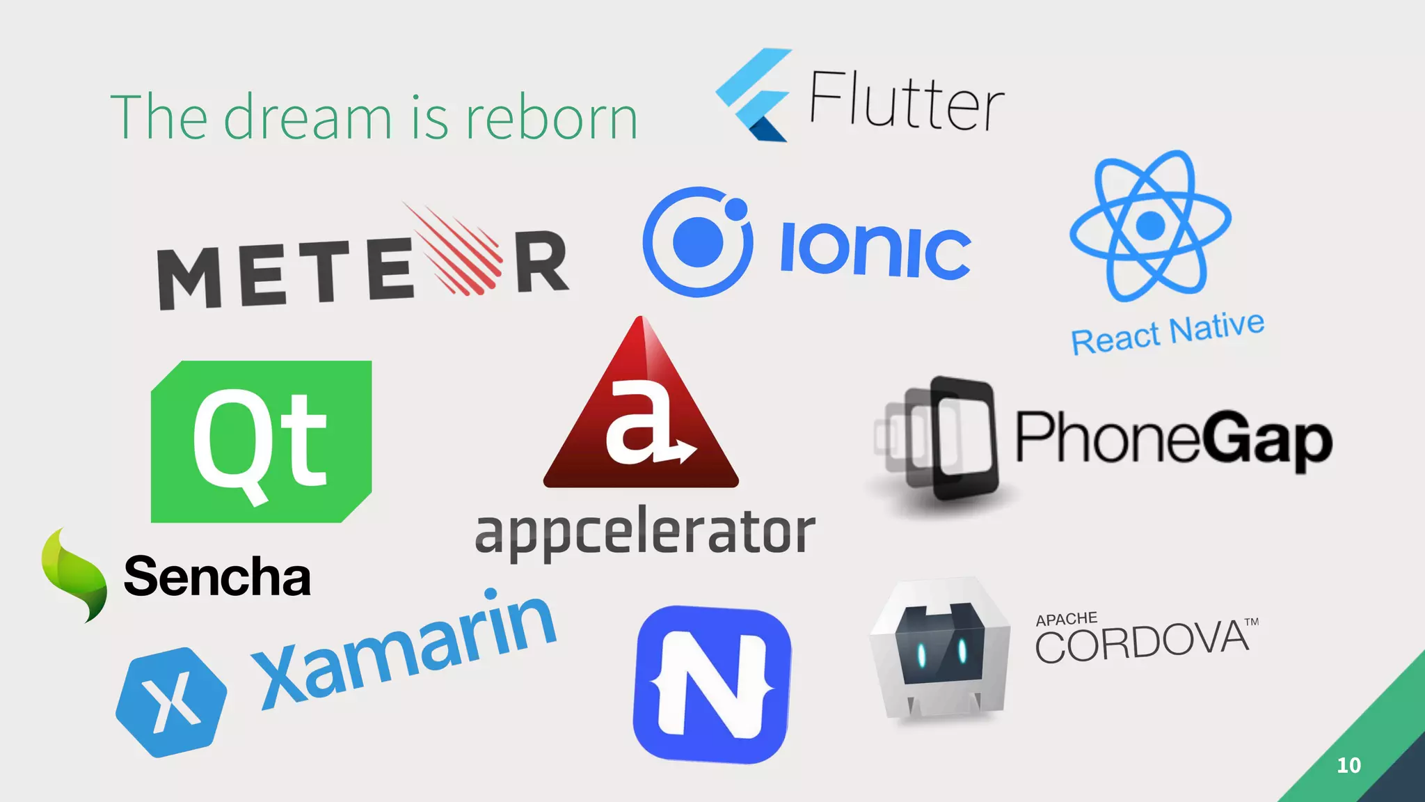 The dream is reborn
10
 