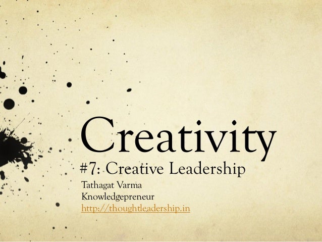 Characteristics of a creative leader picture
