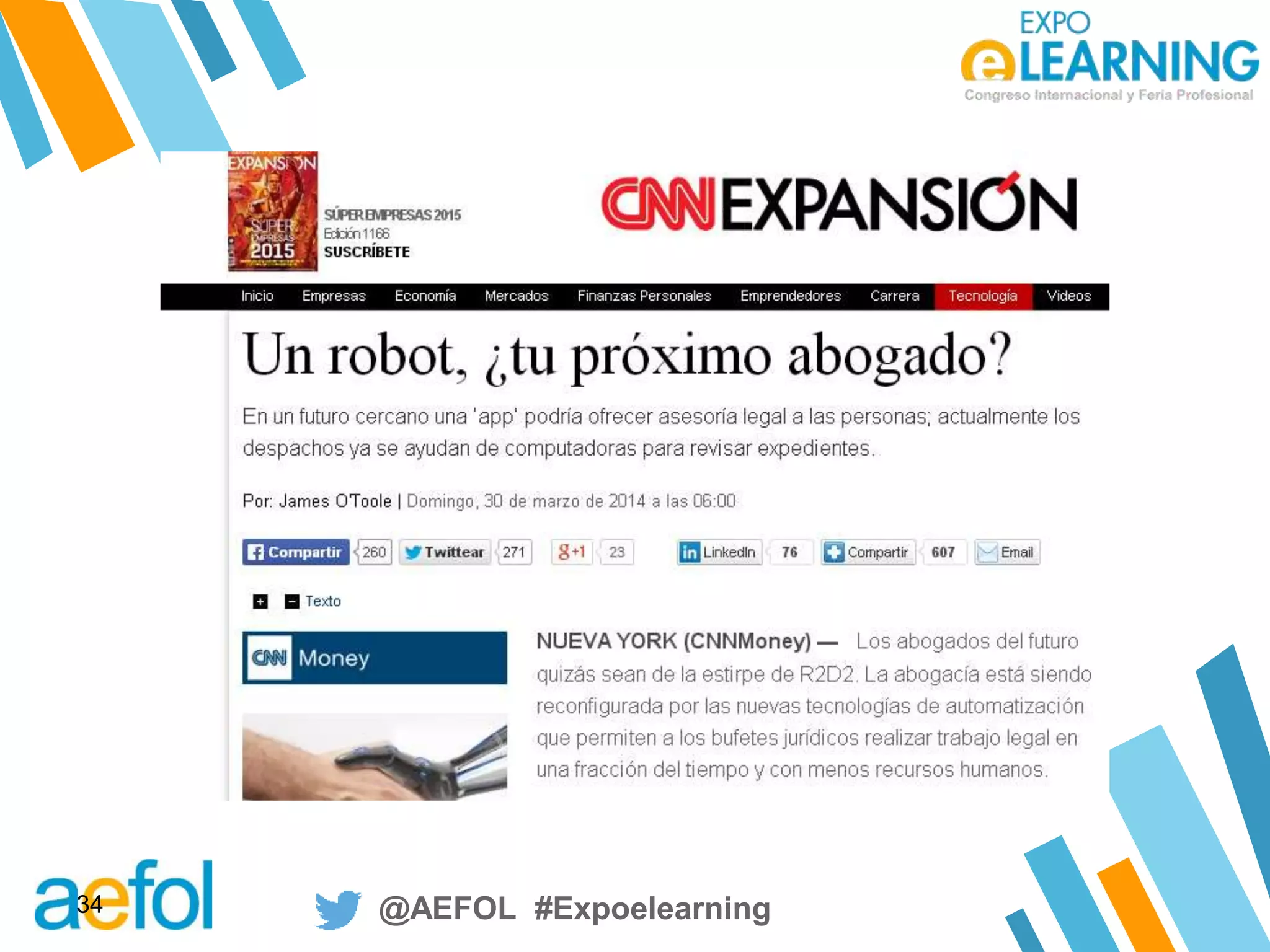 @AEFOL #Expoelearning@AEFOL #Expoelearning34
 