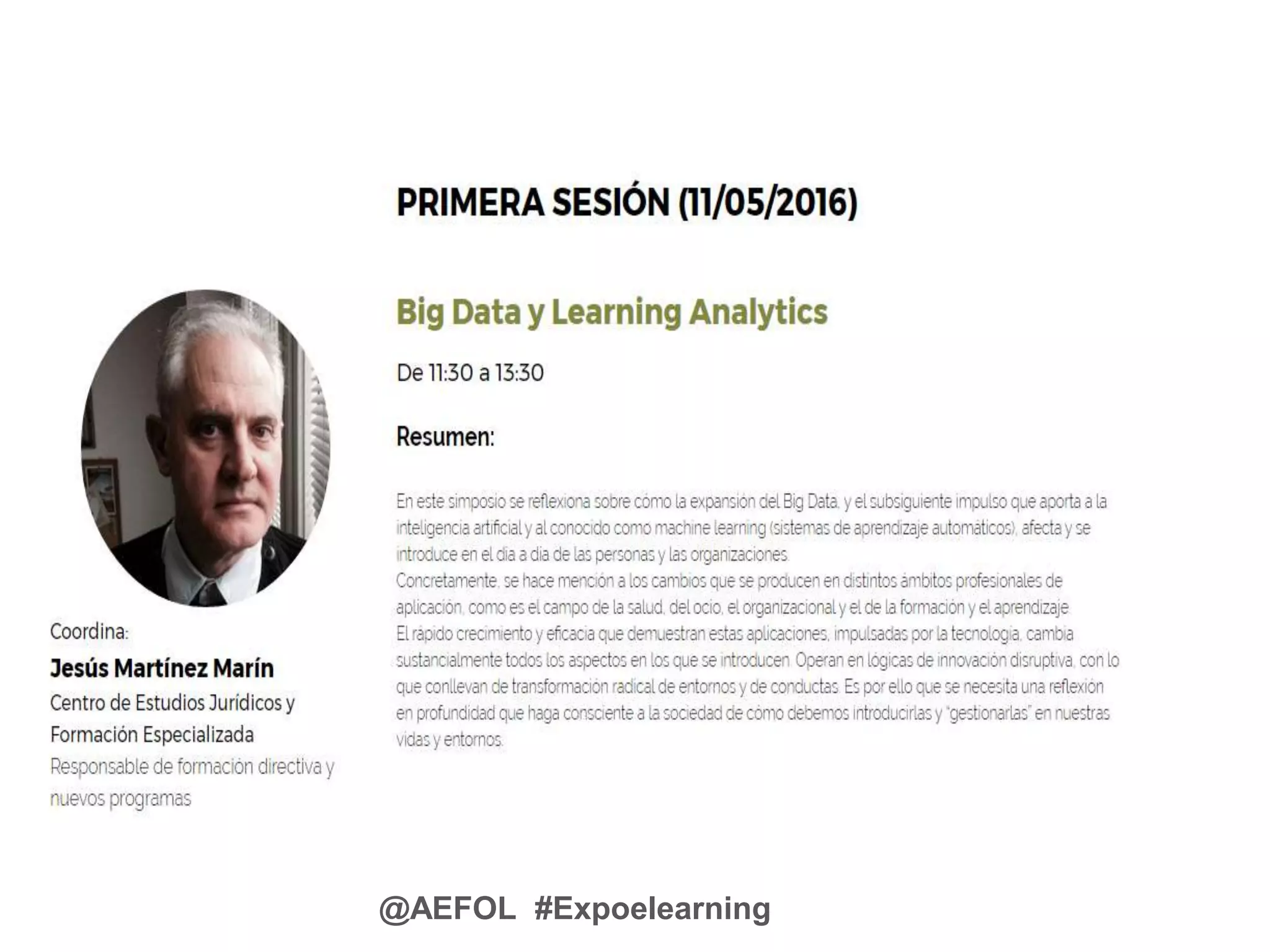 @AEFOL #Expoelearning
 