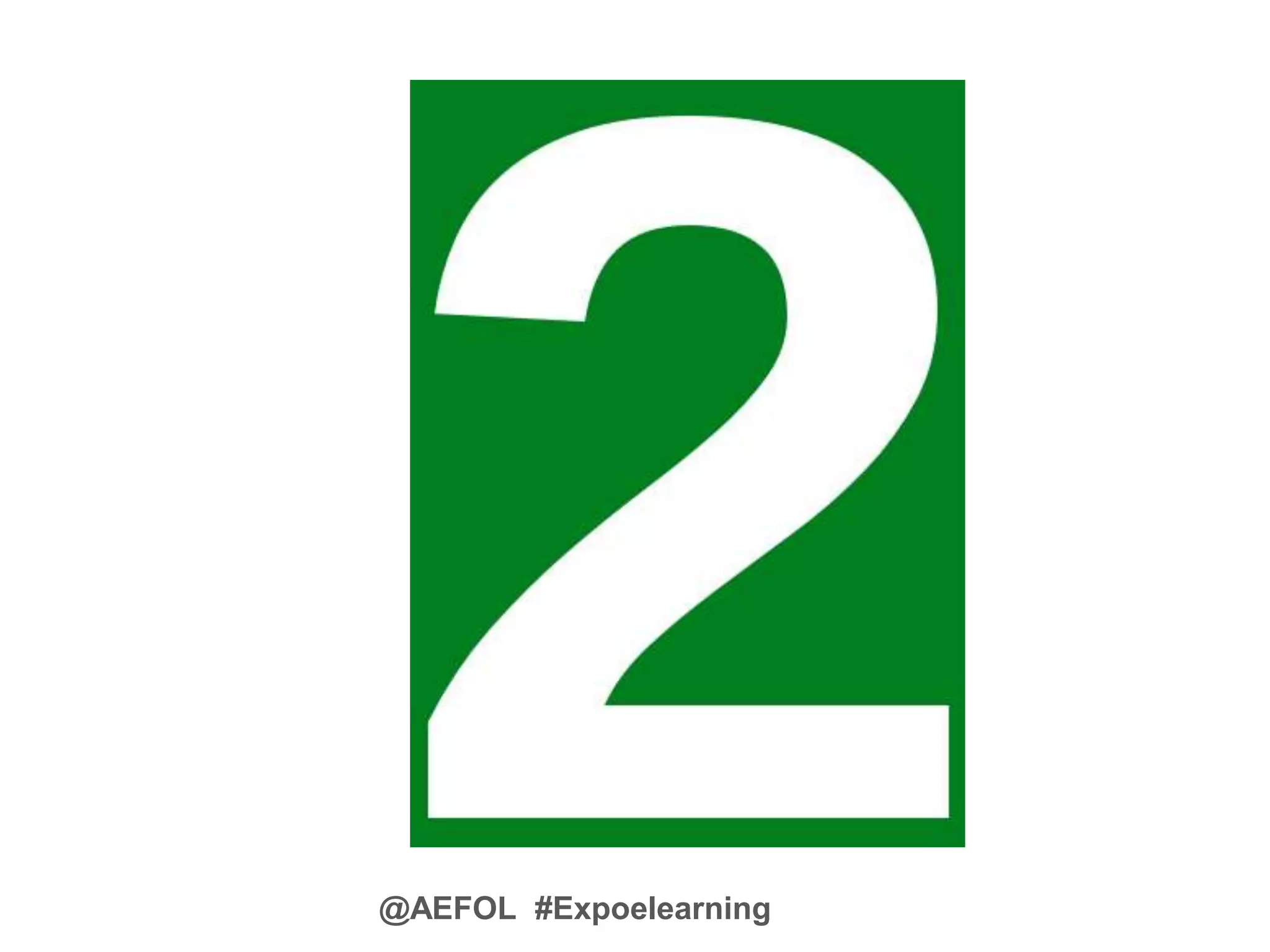 @AEFOL #Expoelearning
 