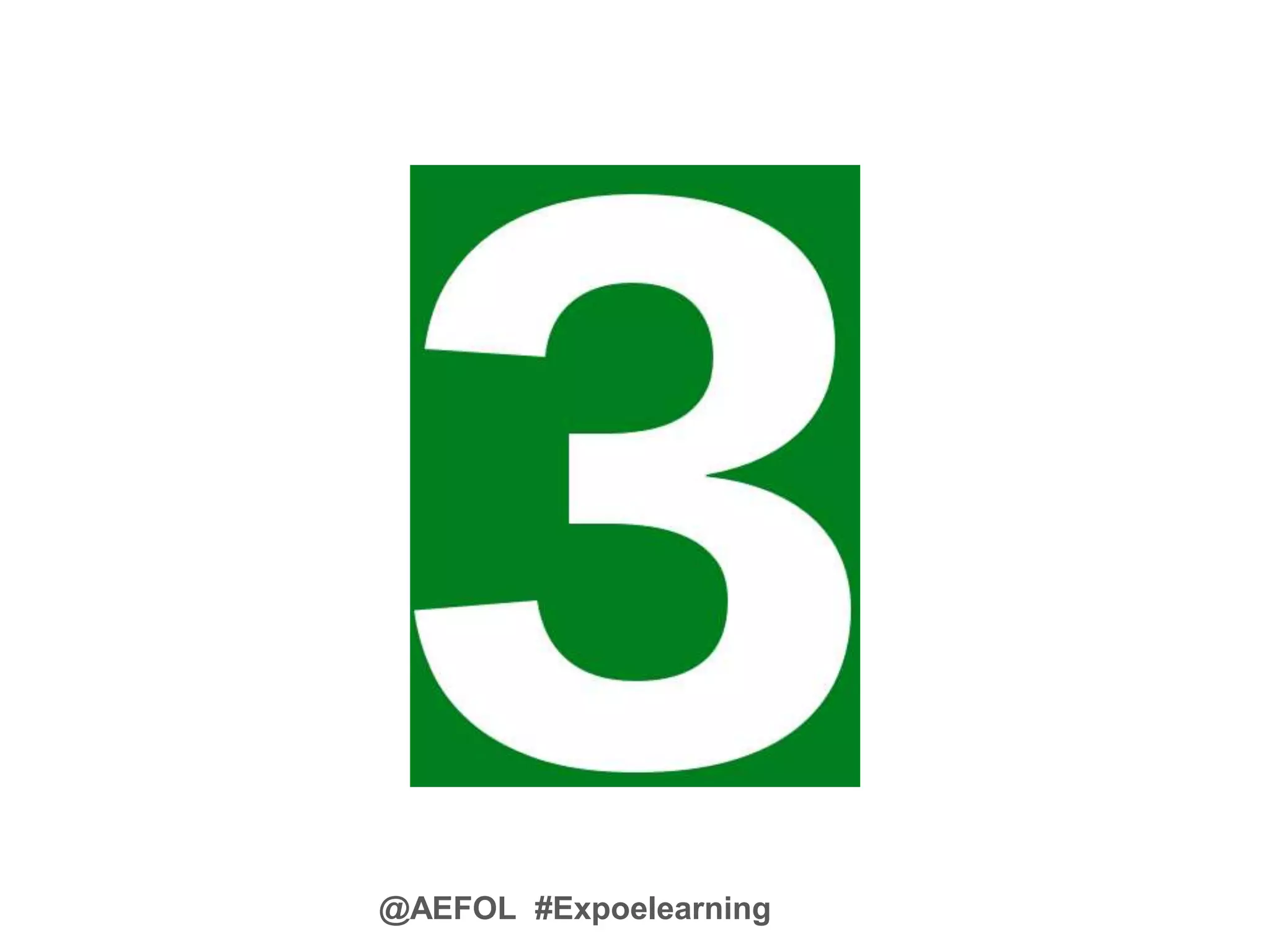 @AEFOL #Expoelearning
 