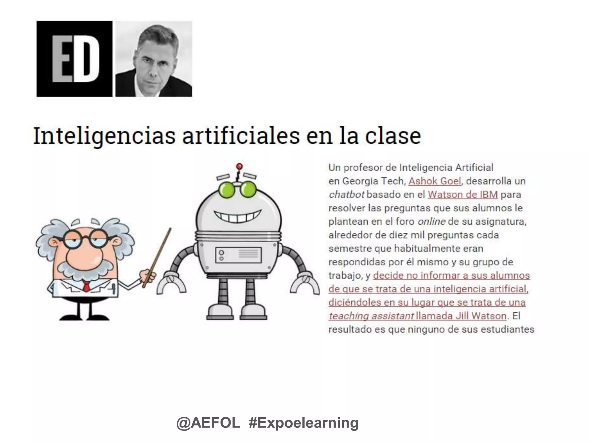 @AEFOL #Expoelearning
 