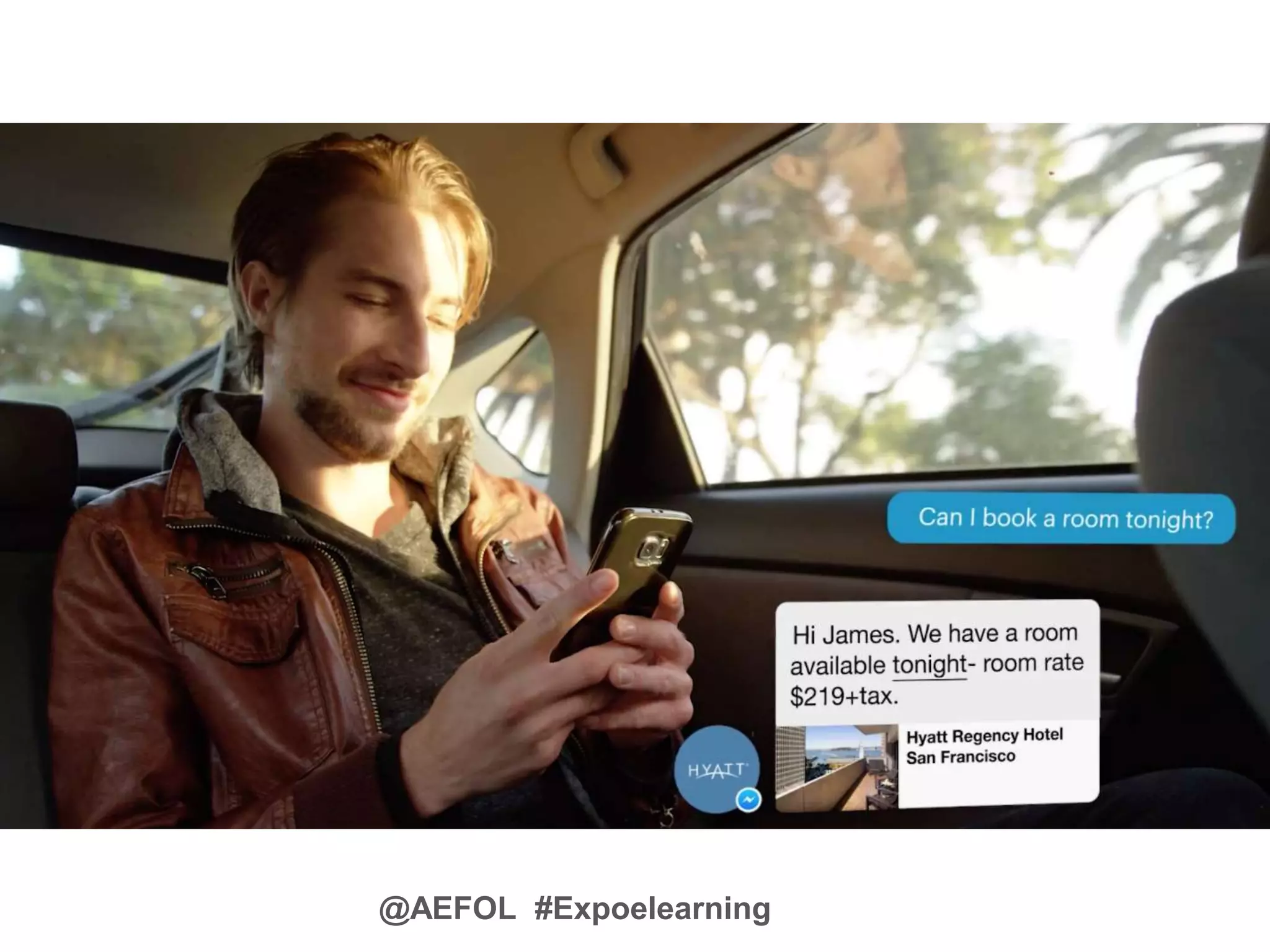 @AEFOL #Expoelearning
Chatbots para el Aprendizaje
 