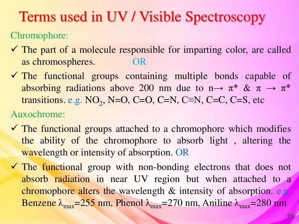 Uv spectroscopy