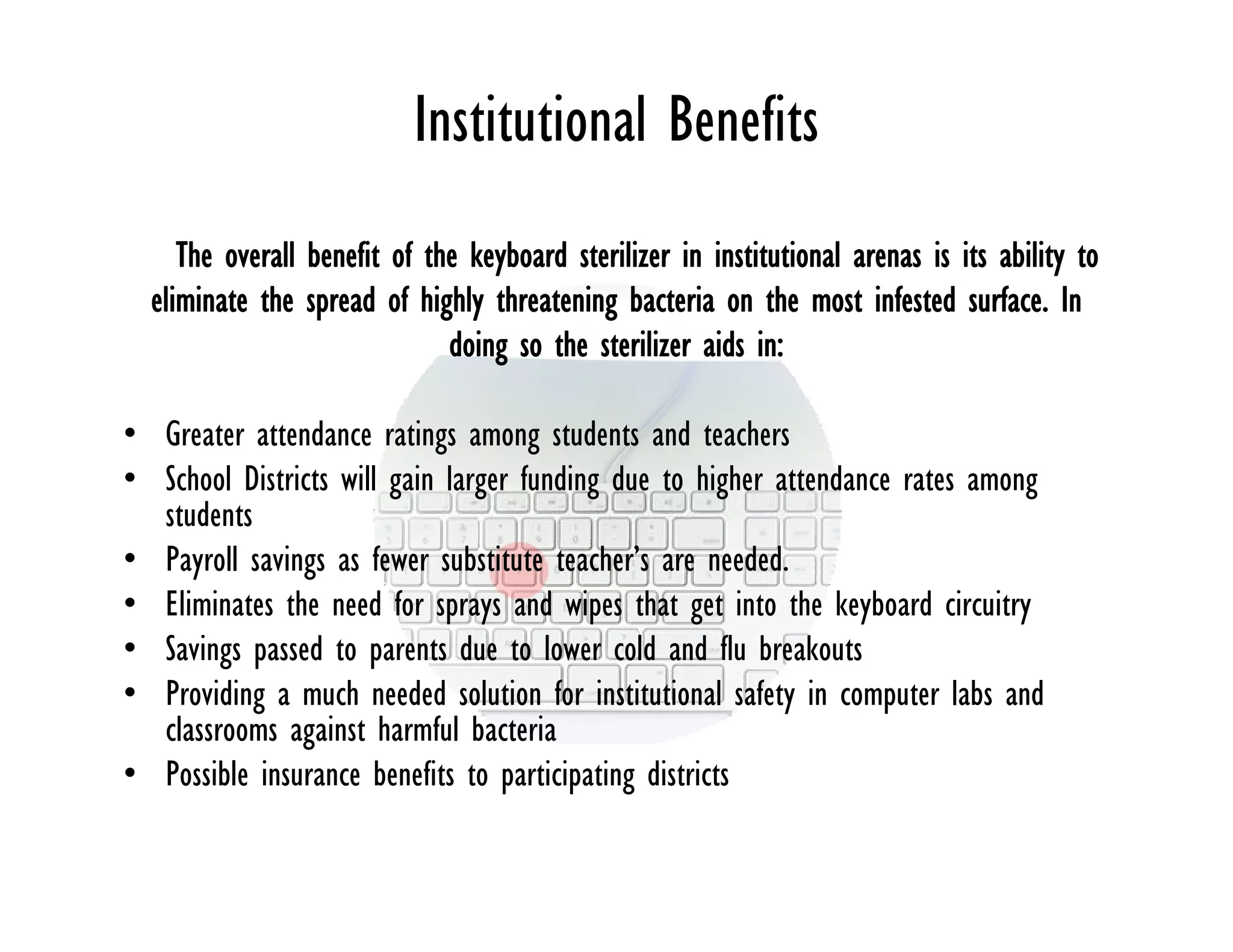 UV Sterilization Products Investor Presentation