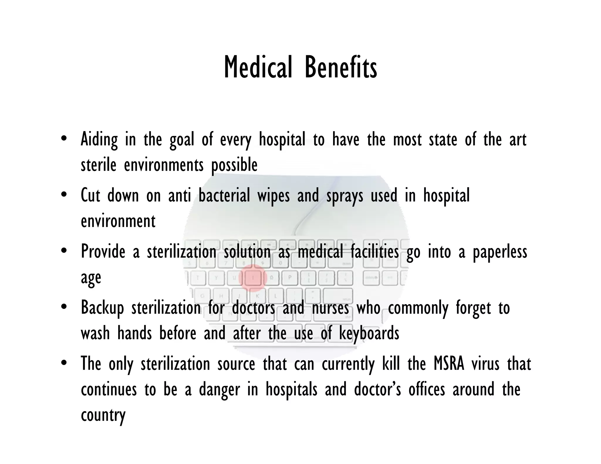 UV Sterilization Products Investor Presentation