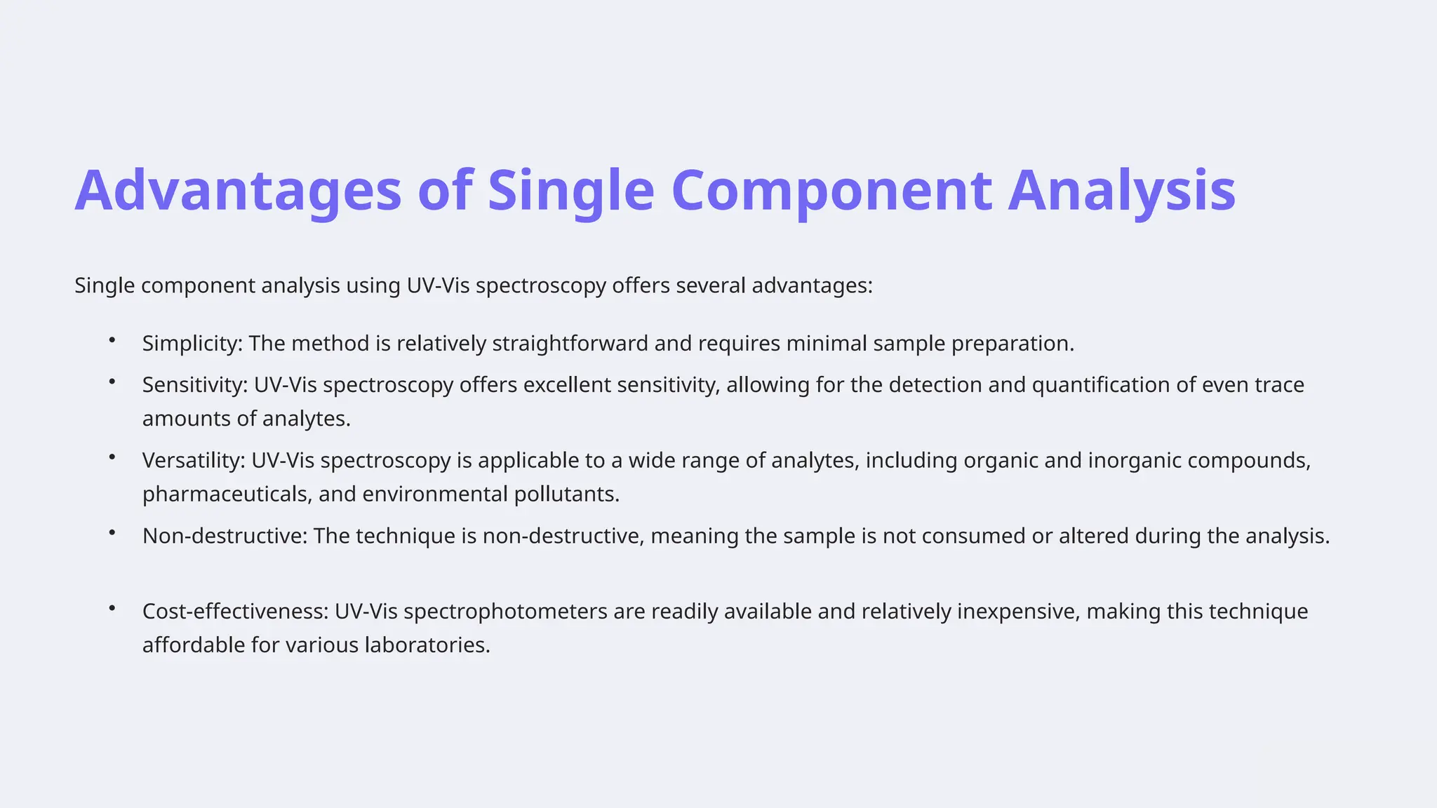 UV Vis Spectroscopy A Versatile Tool for Analysis on Slide Share by Raj ...