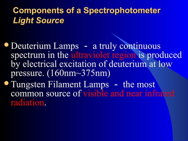 Uv visible Spectroscopy | PPT | Chemistry | Science