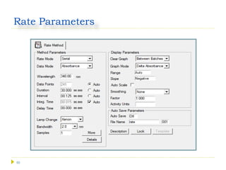 50
Rate Parameters
 