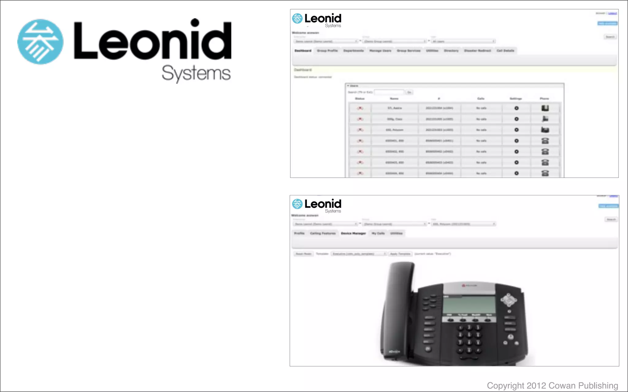 Copyright 2012 Cowan Publishing
 