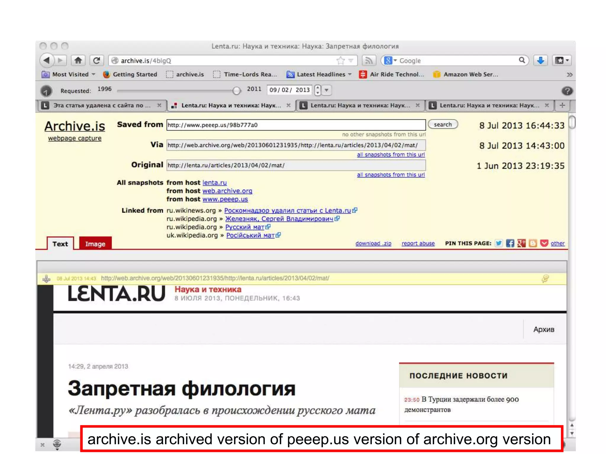 archive.is archived version of peeep.us version of archive.org version