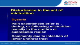 A W A R E N E S S | P R E V E N T I O N | T R E A T M E N T | www.kidneyhealth.in |
 