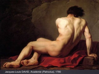 Jacques-Louis DAVID, Academie (Patroclus), 1780
 