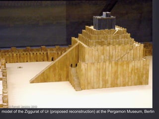 model of the Ziggurat of Ur (proposed reconstruction) at the Pergamon Museum, Berlin
 