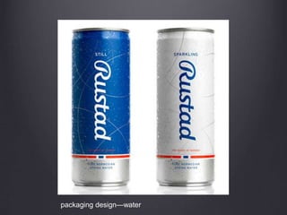 packaging design—water
 