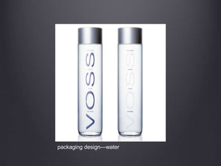 packaging design—water
 