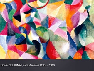 Sonia DELAUNAY, Simultaneous Colors, 1913
 