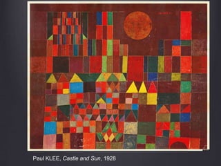 Paul KLEE, Castle and Sun, 1928
 