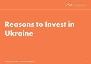 Ukrainian Venture Capital and Private Equity Overview 2018