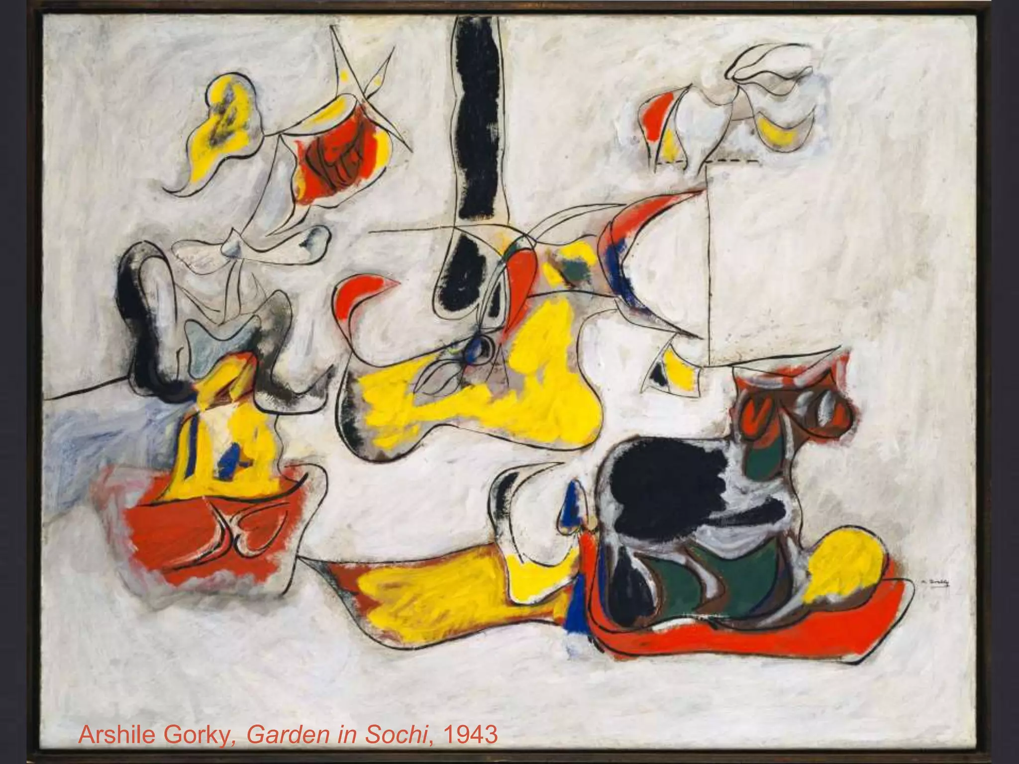 Arshile Gorky, Garden in Sochi, 1943
 