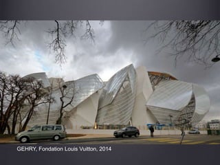 GEHRY, Fondation Louis Vuitton, 2014
 