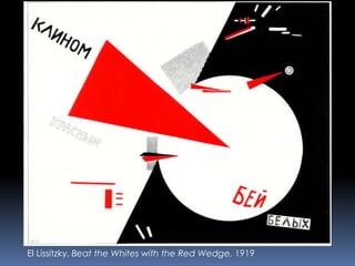 El Lissitzky, Beat the Whites with the Red Wedge, 1919
 