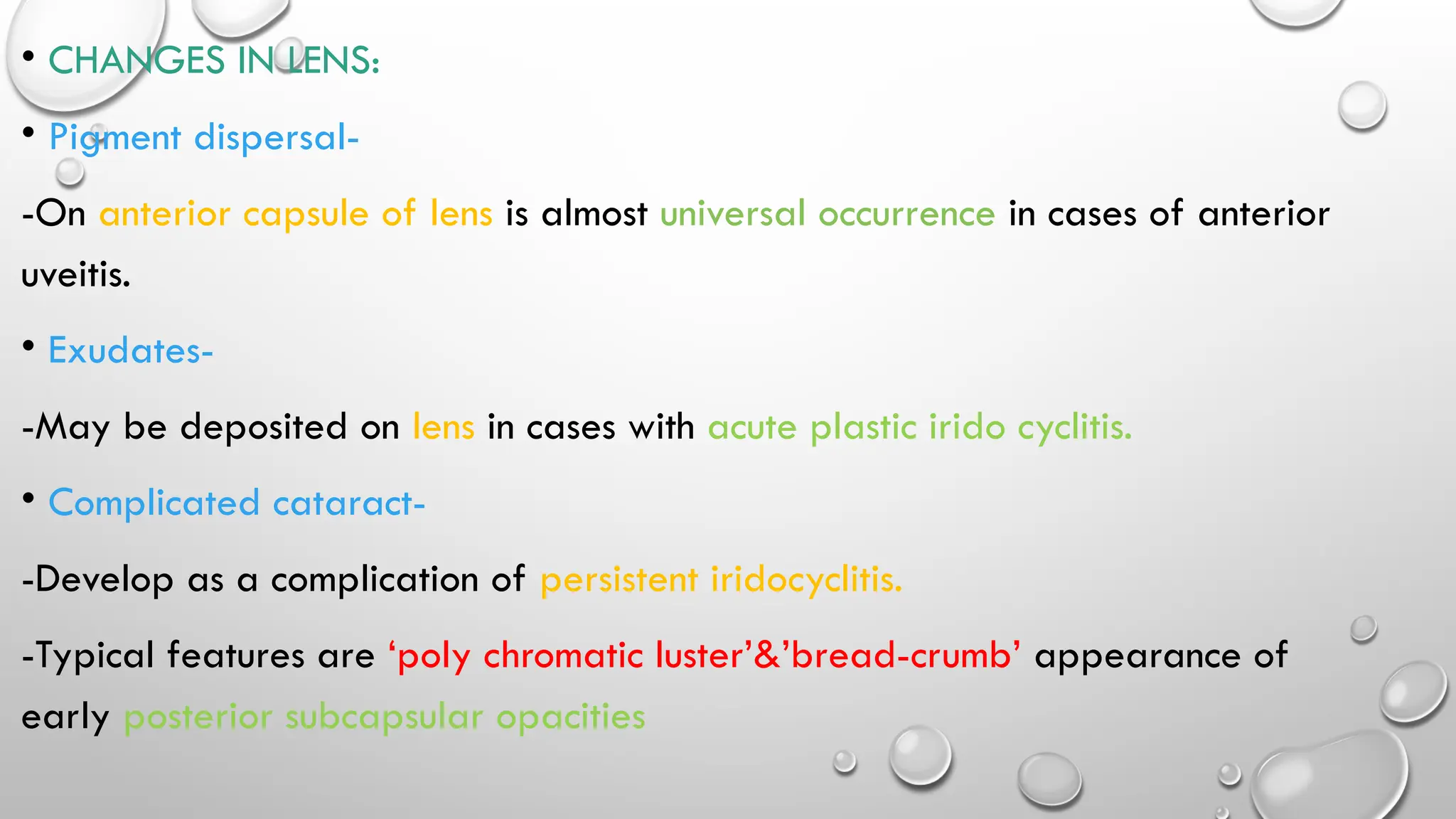 uveitis of the anterior segment and posterior segment | PPTX